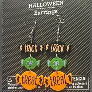 🔴 3/$12 Halloween Colorful Trick or Treat Earrings! NEW!‎